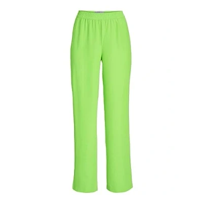 Image of JJXX Women&#039;s Jxpoppy Regular Hw Pant Noos, Green Flash/Detail: no Pockets, XS