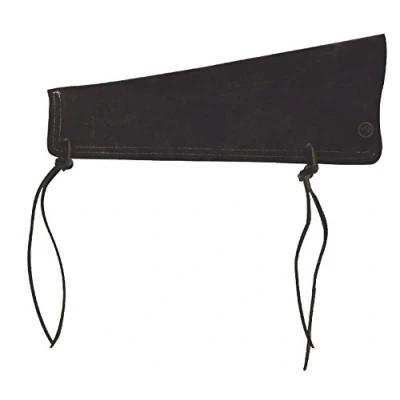 Image of GEWA bass bow holder, real leather, black