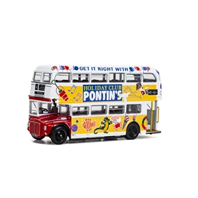 Image of Corgi Diecast Model AEC RM Blackpool Transport/Pontins,White/Yellow/Red