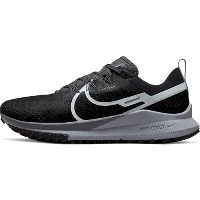Image of NIKE React Pegasus Trail 4 Mens Running Trainers DJ6158 Sneakers Shoes (UK 6 US 6.5 EU 39, Black Dark Grey 001)