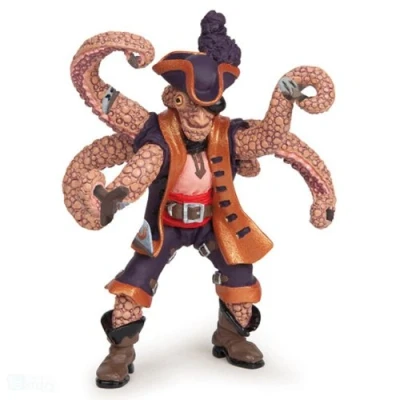 Image of PAPO PIRATES AND Corsairs Tiere 39464 Octopus Mutant Pirate Figurine, Multicolour