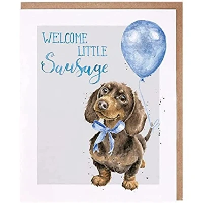 Image of Wrendale Designs &#039;Little Sausage&#039; Card