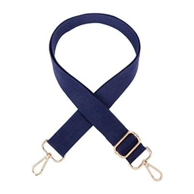 Image of Haveratio 55in Handbag Shoulder Strap Replacement Woven for DIY Purse Crossbody Bag Messenger Adjsutable with Hook Navy blue