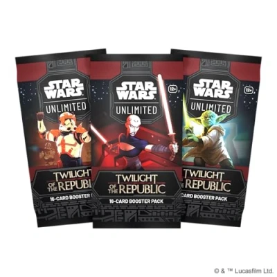Image of Fantasy Flight Games Star Wars: Unlimited TCG Twilight of the Republic BOOSTER PACK Fast Paced Trading Card Game for Kids and Adults, Ages 12+, 2+ Players, 20 Minute Playtime