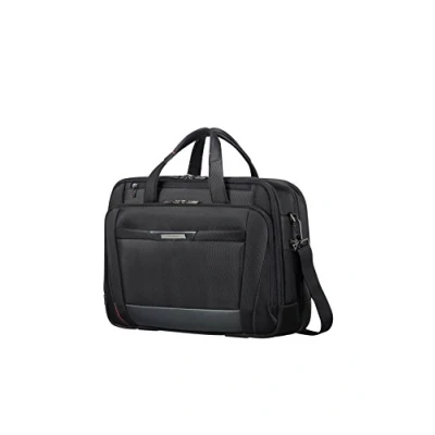 Image of Samsonite Pro DLX 5 17.3 Inch Expandable Laptop Briefcase, 46 cm, 24.5/31 Litre, Black