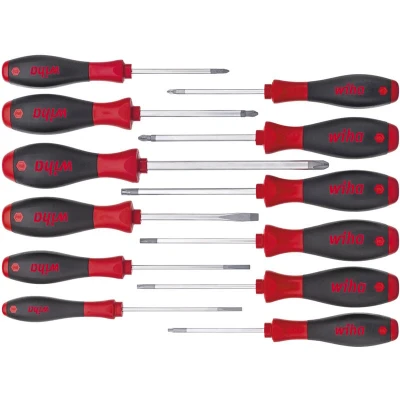 Image of Wiha SoftFinish Screwdriver Set, 12 Piece