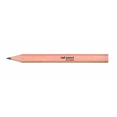 Image of 5 Star Half Pencil Wooden length HB Plain Ref 28STK032 [Pack of 144]