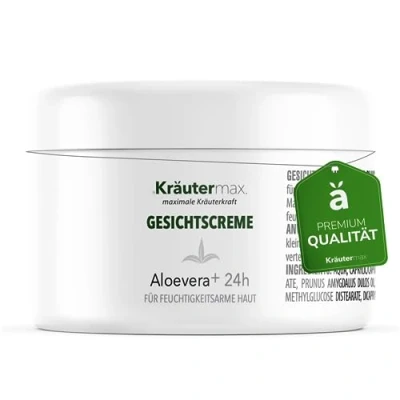 Image of Aloe Vera Face Cream Natural Cosmetics Facial Care with Gel 1 x 100 ml