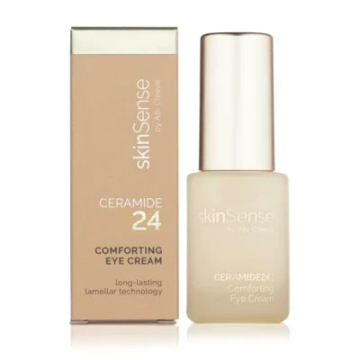 Image of SkinSense Ceramide24 Comforting Eye Cream 15ml, Luxury Repair Cream, Dark Circles Under Treatment Women, Firming Concentrate, Anti Ageing