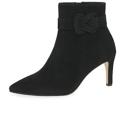 Image of Gabor Badger Womens Ankle Boots 6 UK Black Suede