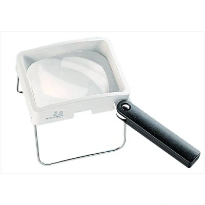 Image of Aspheric reading magnifier combiPLUS [Eschenbach 2032] Can be used as a hand held or stand magnifier, Dimensions Lens: 100 x 75 mm, Magnification: 2,8x, Dioptre: 7