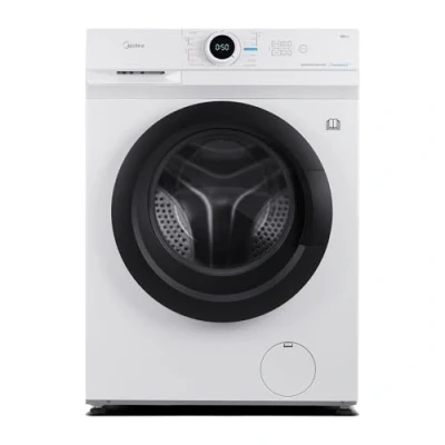 Image of Midea MF10EW80BA Freestanding Washing Machine,8kg Load,1400 RPM,Quick Wash,Steam Care,Add Garment,BLDC Motor,White