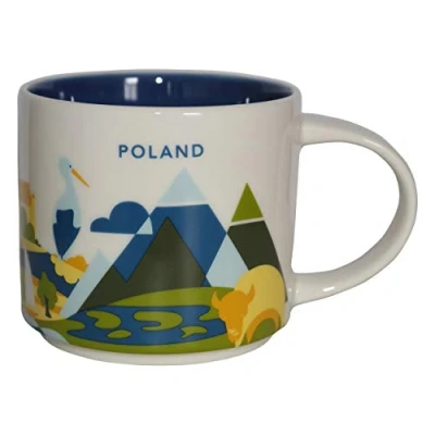 Image of STARBUCKS City Mug You Are Here Collection Poland Coffee Cup