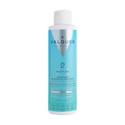 Image of Valquer Bioplex Nº 2 Intensive Repairing Hair Treatment. Repairs and Protects Damaged Hair. Vegan Formula. Without Sulfates, Silicones 200 ml