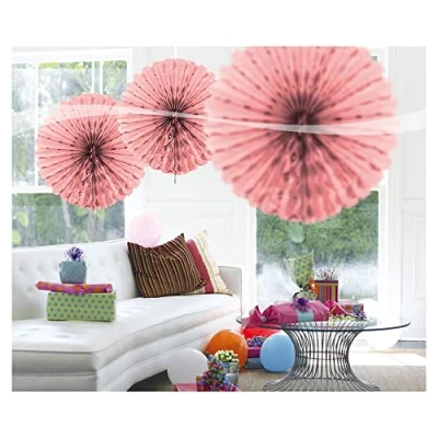 Image of Folat Fan Honeycomb 45 cm Baby Pink