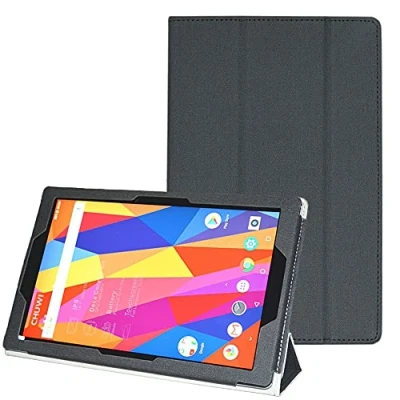 Image of AKNICI Case for CHUWI HiPad X 10.1 inch, Premium Pu Leather Business Stand Folio Cover, inch Case, Slim Folding Cover Black
