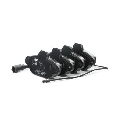 Image of 9S512K021BB, 9S512K021BC, BS512K021BA, ME9S5J2K021BB Brake pad set FEBI BILSTEIN 16084 Front Axle incl. wear warning contact FIAT: Panda II Hatchback