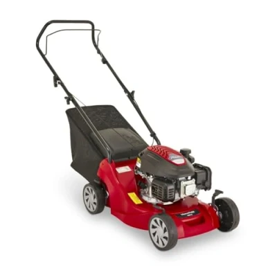 Image of Mountfield HP41 petrol Lawnmower, Hand propelled, 39cm cutting width, 123cc ST120 Autochoke engine, Up to 250m², Includes 40L grass collector