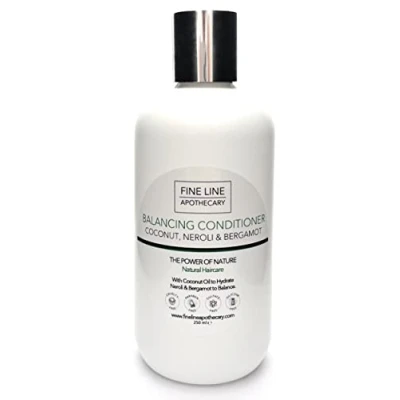 Image of Fine Line Apothecary Balancing Conditioner 99% Natural Coconut, Neroli, Bergamot. No Sulfates/Parabens/Silicones, pH 5.5, Sensitive Skin. 250ml