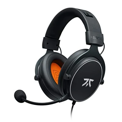 Image of Fnatic REACT Gaming Headset for Esports with 53mm Drivers, Metal Frame, Precise Stereo Sound, Broadcaster Detachable Microphone, 3.5mm Jack [PC, PS4, PS5, XBOX ONE, SERIES X]