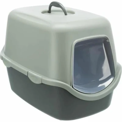 Image of Trixie Eco Litter Box for Cats, Vico, Grey, 56 x 40 cm