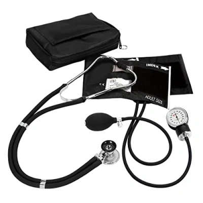 Image of Prestige Sphygmomanometer &amp; Stethoscope Kit with Matching Black Carrying Case