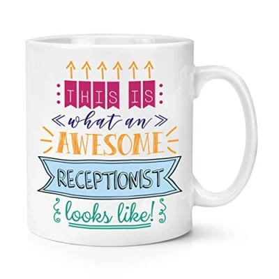 Image of This is What an Awesome Receptionist Looks Like 10oz Mug Cup