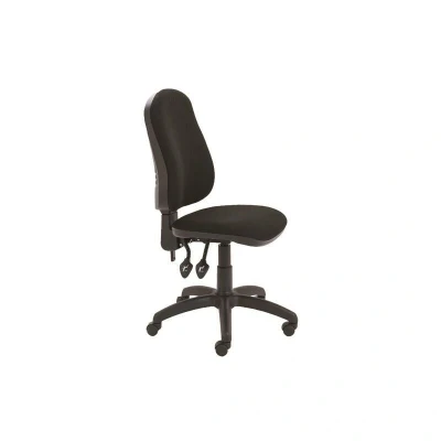 Image of First Calypso Operator Chair 640X640X985 1175mm 2 Lever Upholstered Black KF90958