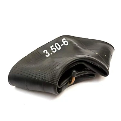 Image of 6 Inch Wheel Barrow Inner Tube 3.50 350 350x6 Bent Valve Wheelbarrow Tyre