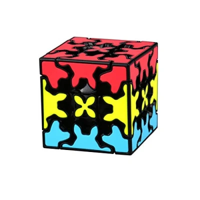 Image of Yealvin Gear Cube, 3x3 Sandwich Magic Cube3x3x3 Twisty 3D Puzzle Cube Brain Teasers Puzzles Toys