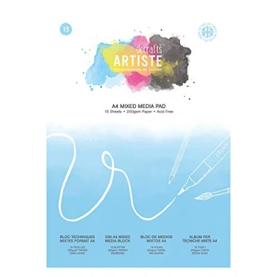 Image of Artiste A4 Mixed Media Pad 250gsm 15 Sheets