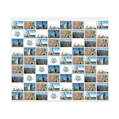 Image of trendfinding® Photo Curtain in Landscape For 72 Photos and Postcards Sized 10 x 15 cm