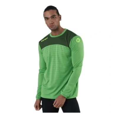 Image of Kempa Emotion 2.0 Long Sleeve Shirt Men&#039;s Longsleeve Hope Green/Dragon Green, XX Large