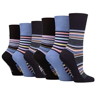 Image of 6 Pairs Gentle Grip Bamboo socks (RM40)