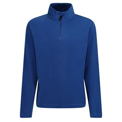 Image of Regatta Mens Micro Zip Neck Fleece Top Blue Size 2XL