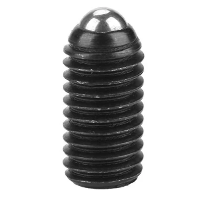 Image of 10pcs M8 Carbon Steel Screw Thread Ball Black Spring Plungers Set Hex Socket Plunger (M8*12) for Home Use