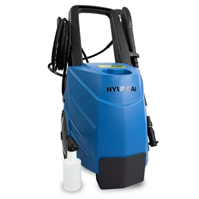 Image of Hyundai 2100psi / 145bar Hot Pressure Washer, 80c 2.3kW Power 7.5L/min and Cold Jet Washer with 1 Year Warranty Blue