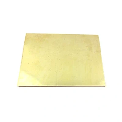 Image of GOONSDS Brass Sheet H62 Metal for DIY Decoration Laboratory Metalworkin and Furniture,Thickness 5mm,100x200mm