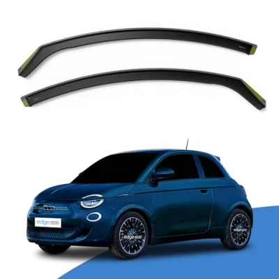 Image of Edgevisors Wind Deflectors Set Fits: FIAT 500 E 2021 onwards 3 Door Hatchback 2pc