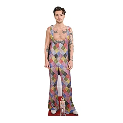 Image of Star Cutouts CS1088 Harry S Dungarees Lifesize Cardboard Cutout With Mini