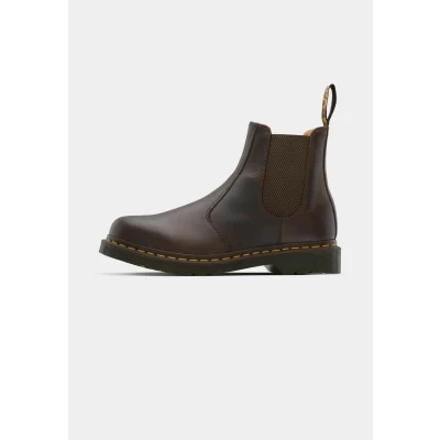 Image of DR MARTENS Men&#039;s Chelsea Boot, Dark Brown Crazy Horse, 9.5 UK