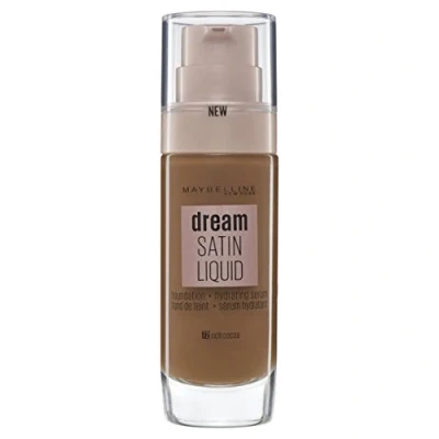 Image of Maybelline Dream Satin Liquid Foundation 72 Rich Cocoa 30ml