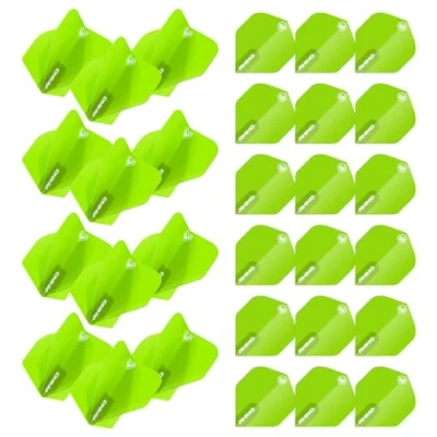 Image of WINMAU Rhino Extra Thick Dart flights 10 sets per pack (30 in total) (Green)
