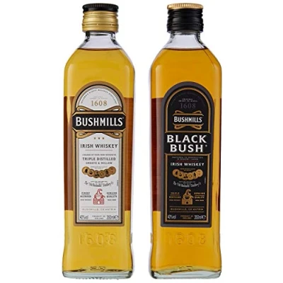 Image of Bushmills Irish Whiskey Gift Pack (Bushmills Original 35 cl and Black Bush cl)