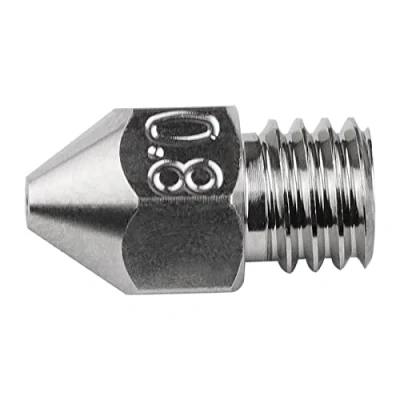 Image of POLISI3D High Temperature Non Stick Sharp MK8 Plated Copper Nozzle 0.8mm for Creality Ender 3 Pro 5 Plus CR10 CR 10 S4 S5 Anet A8 CraftBot 3D Printer (0.8mm)