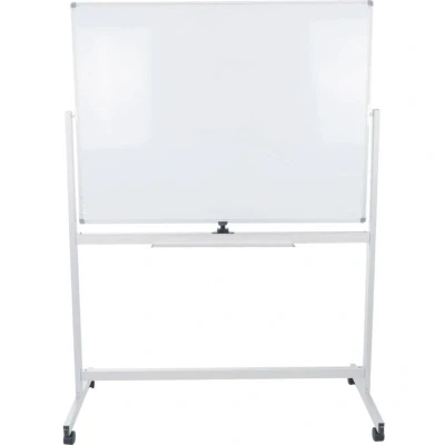 Image of Offis Mobile Magnetic Drywipe Board Aluminium Stand 1200X900mm