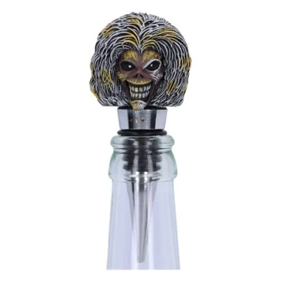 Image of Nemesis Now Officially Licensed Iron Maiden Killers Bottle Stopper, Silver, 10cm