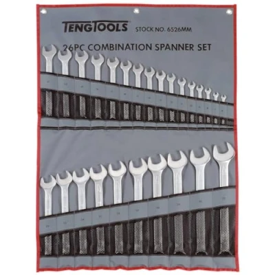 Image of TengTools 6526 MM SET of 26 Combination spanner