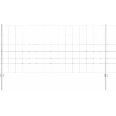 Image of vidaXL Fence Posts 22 pcs U Channel 100 cm Galvanised Steel