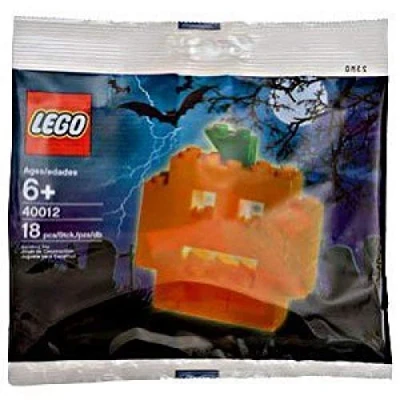 Image of LEGO Seasonal Exclusive Mini Figure Set #40012 Pumpkin Bagged by